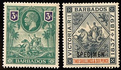 */** - Sammlung Barbados ca. 1882/1953, - Francobolli