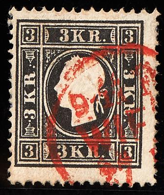 gestempelt/Briefstück - Nr.10 II/15 II Serie mit Nagelkopfprägung komplett, - Briefmarken