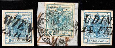 gestempelt/Briefstück - Österr. Nr. 5 H I mit Abstand 0,8 mm - Stamps