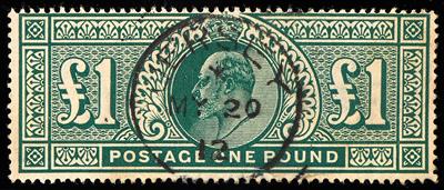 gestempelt - Großbrit. Nr. 118A, - Briefmarken
