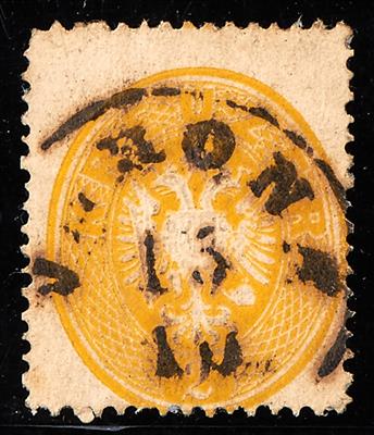 gestempelt - Österr. Nr. 24 mit Lombardei-Venetien Stempel VERONA - Briefmarken
