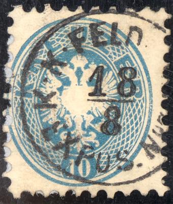 gestempelt - Österr. Nr. 33 mit sitzendem raren Stempel K. K FELD(POST) EXPED.7, - Briefmarken