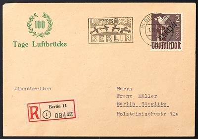 Poststück - Berlin 1948, - Briefmarken