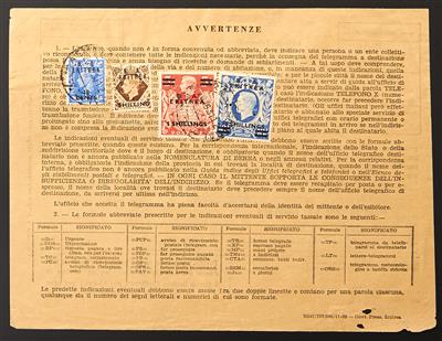 Poststück - Brit. Militärpost in Eritrea, - Briefmarken