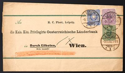 Poststück - D.Reich 1888, - Stamps