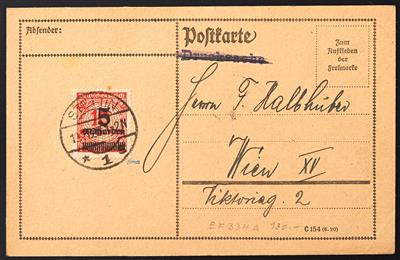 Poststück - D.Reich - 1923 - Nr. 335 B, - Francobolli