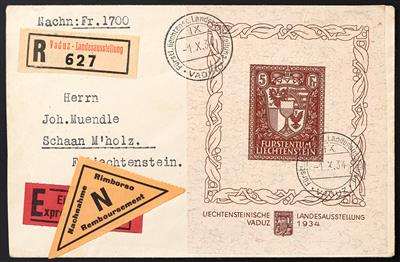 Poststück - Liechtenstein Nr. 125 (mit - Briefmarken