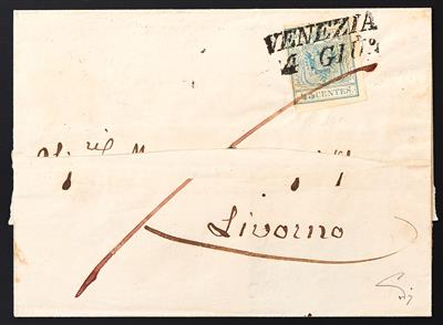 Poststück - Lombardei-Venetien FRÜHVERWENDUNG 4. JUNI 1850 - Briefmarken