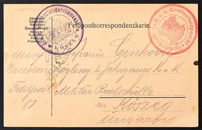 Poststück - Österr. 1915 - portofreie - Francobolli