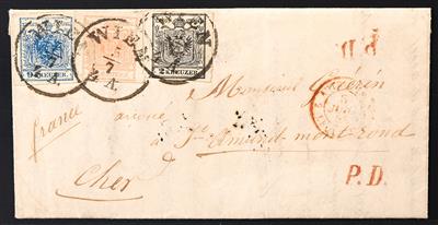 Poststück - Österr. Nr. 2 M III b - Stamps
