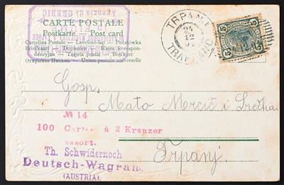 Poststück - Österr. Schiffspost 1901/ 1912: eine - Stamps