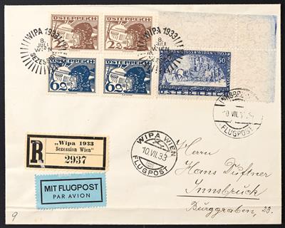 Poststück - Österr. WIPA Faser, - Stamps