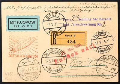 Poststück - Zeppelinpost, - Stamps