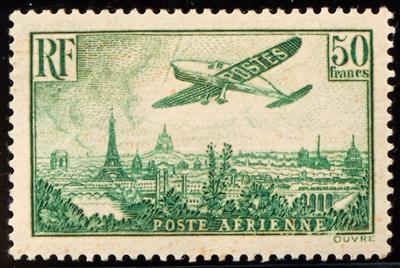 Europa Frankreich ** - 1936 Flugpost Serie komplett, - Známky