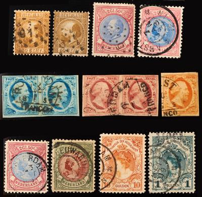 gestempelt - Außergewöhnliche Spezialsammlung 1852/1920 Niederlande, - Briefmarken