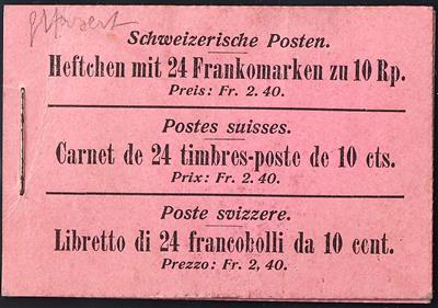 Europa Schweiz ** - 1906 Markenheftchen rosa zu 2,40 Fr, - Briefmarken