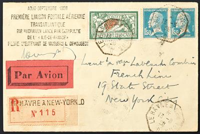Frankreich Poststück - 1928 Erster - Briefmarken