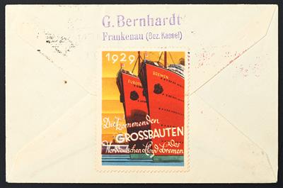 Katapult Poststück - 1930 Deutschland/USA: 8 feine Katapultpost-Briefe (Haberer 12b,12b,13a,13c,14b, - Briefmarken