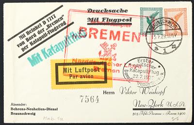 Sammlung Katapult- und Schleuderflugpost - Briefmarken