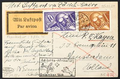 Schweiz Poststück - 1929/33 Ad Astraflug, - Francobolli