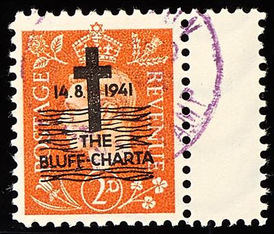 gestempelt- Kriegs- und Propagandafälschungen WK II, - Briefmarken