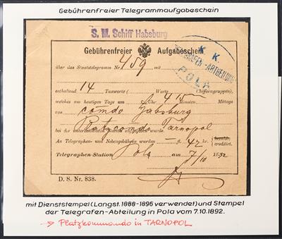 Poststück - 1892, - Stamps