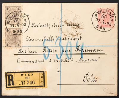 Poststück - 1893, - Francobolli