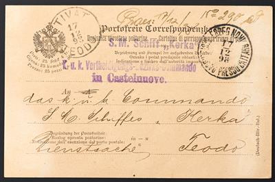 Poststück - 1898, - Známky