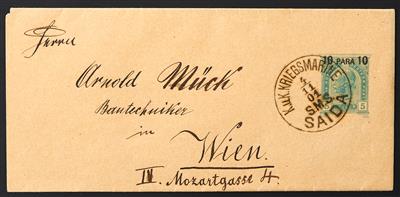 Poststück - 1901, - Briefmarken