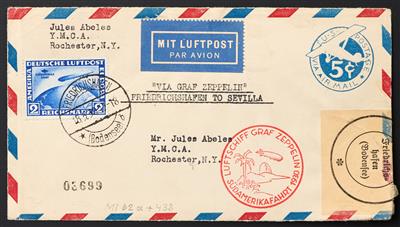 Zepp Poststück - 1930 Südamerikafahrt: 2 Briefe - Briefmarken