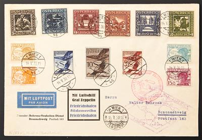 Zepp Poststück - 1930 Südamerikafahrt: grossformatiger - Briefmarken