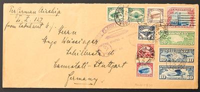 Zepp Poststück - USA: 1928/29 Amerikafahrt - Známky
