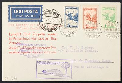 Zeppelinpost Lots Poststück - Ungarn: 2 schöne - Stamps