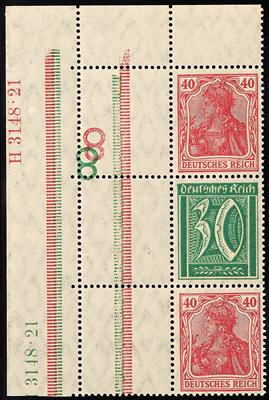 Deutsches Reich **/*/gestempelt - 1900/1944 Sehr schöne Spezial-Sammlung Zusammendrucke in 1 grossem Steckbuch und 1 Mappe, - Briefmarken