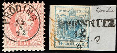 gestempelt/Briefstück/Poststück - Abstempelungs/EntwertungsSammlung alphabetisch nach Postorten, - Briefmarken