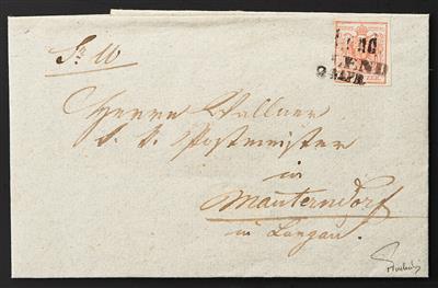 ö Ausgabe 1850 Poststück - 1854 "Lend" - Briefmarken