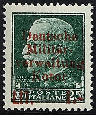 ** - D. Bes. Kotor Nr. 1 I, - Stamps