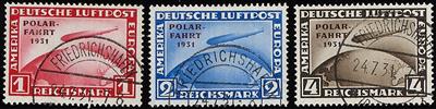 gestempelt - D.Reich Nr. 456/58 (POLARFAHRT), - Francobolli