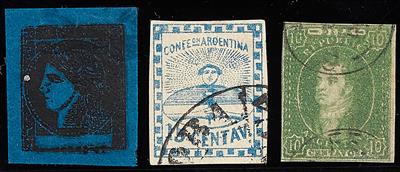 gestempelt/*/(*) - Sammlung Argentinien ab 1858, - Briefmarken