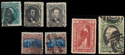 gestempelt/* - Sammlung USA ab 1851, - Briefmarken