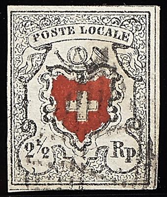 gestempelt - Schweiz Nr. 6Ia (POSTE LOCALE), - Briefmarken
