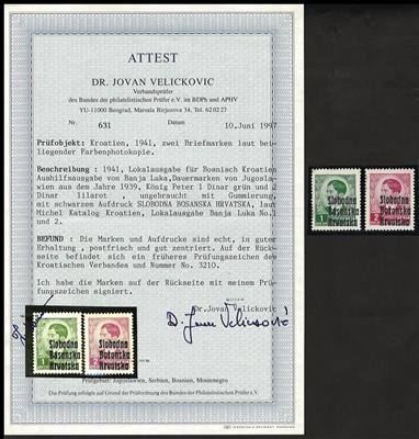 ** - Kroatien, - Briefmarken