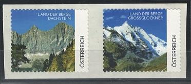 ** - Österreich 2012 Dachstein/Großglockner Post-Frankier - automatenmarken ohne Wert - zeichen, - Briefmarken
