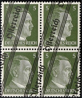 ** - Partie Aufdruck-, - Briefmarken