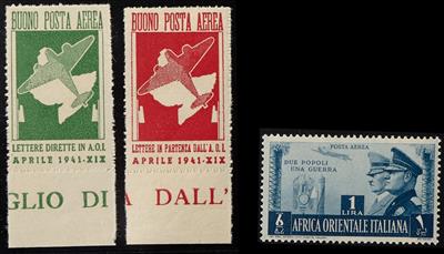 */** - Sammlung Italienisch - Ostafrika (Africa Orientale Italiana), - Briefmarken