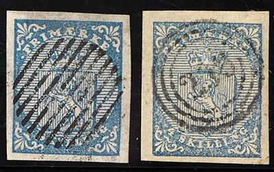 gestempelt - Norwegen Nr. 1, - Stamps