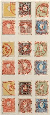 gestempelt - Österr. Ausg. 1858, - Stamps