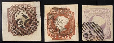gestempelt - Sammlung Alt - Portugal 1853/1870, - Briefmarken