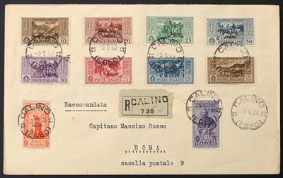 Poststück - Ägäische Inseln (Egeo), - Stamps