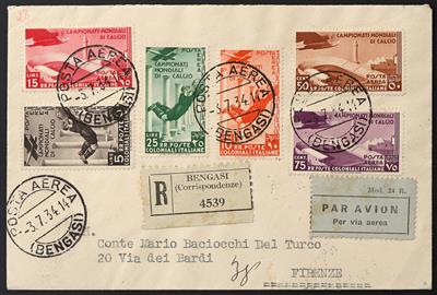 Poststück - Italienische Kolonien - Briefmarken